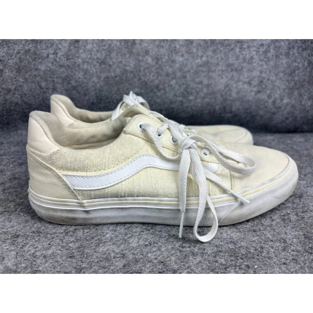 VANS OLD SKOOL Deluxe Shoe Women's 9 Yellow‎ Low Top Lace Up Skater